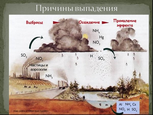 Загрязнение воздуха кислотные дожди