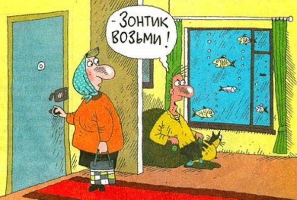 Юмор про дождь в картинках
