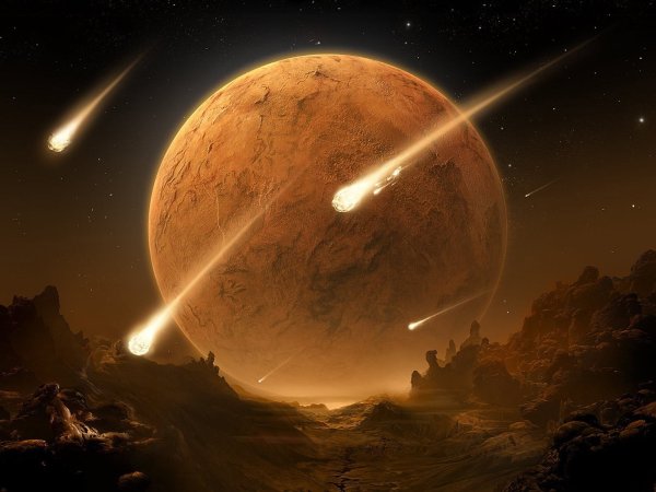 Метеор метеорит метеоритный дождь