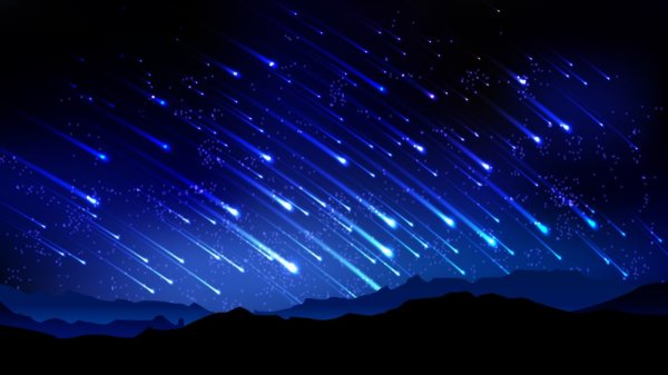 Звездный дождь метеорный поток