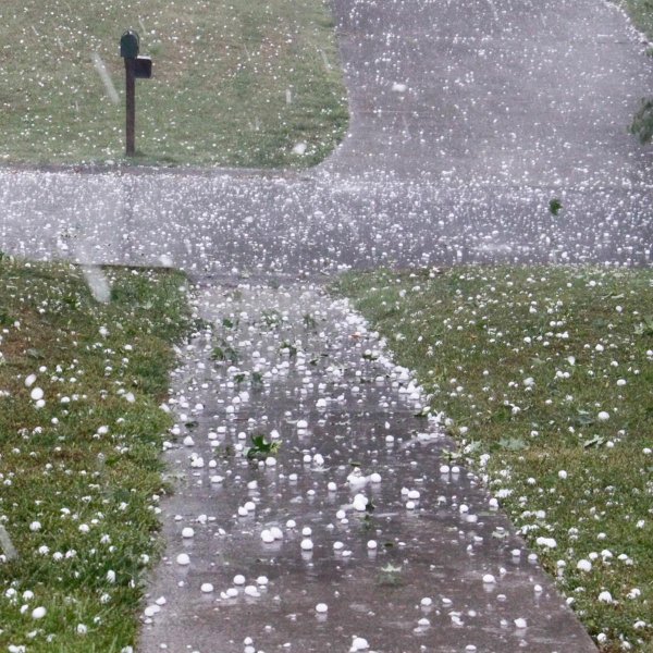 Дождь с градом