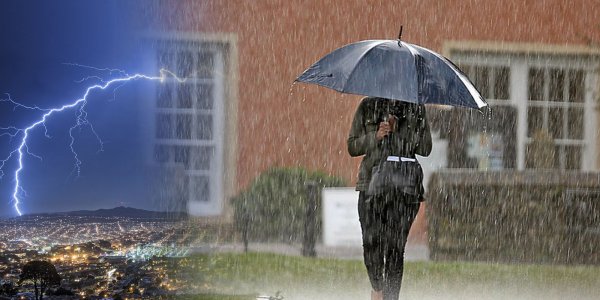 Дождь идет - it is raining