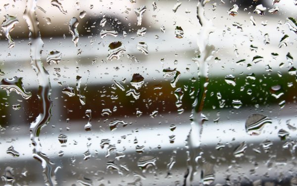 Капли дождя