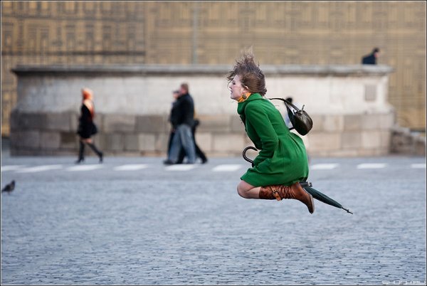 Сильный ветер прикол