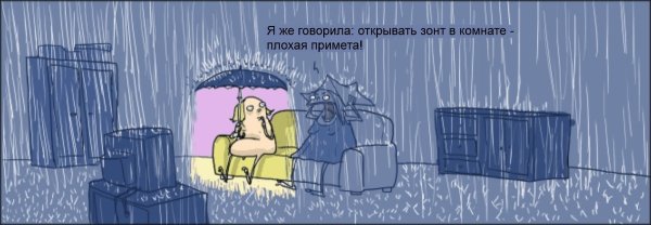 Мемы про зонт