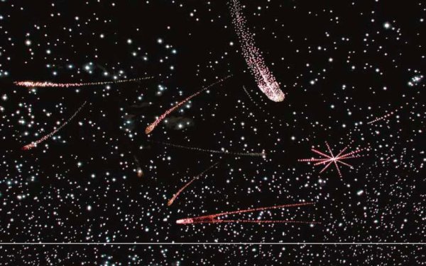 Звездный дождь анимация