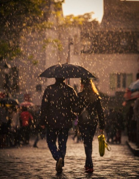 Прогулка под дождём