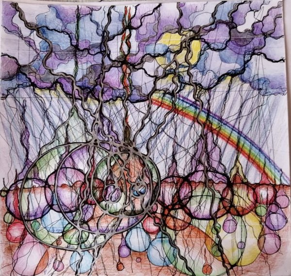 Шаманский дождь Нейрографика