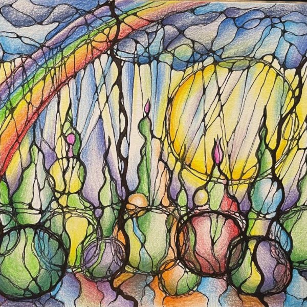 Шаманский дождь Нейрографика