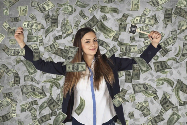 Деньги сыпятся на голову
