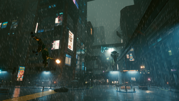 Киберпанк дождь
