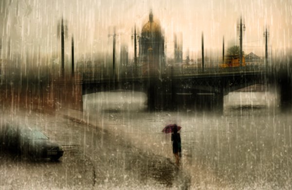 Питер серость и дождь