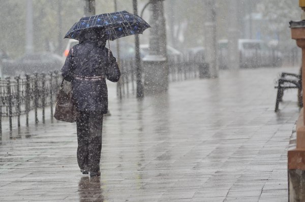 Мокрый снег с дождем