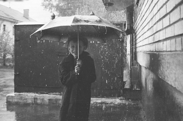 Дождь ретро