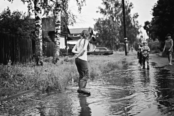 Детство лужи