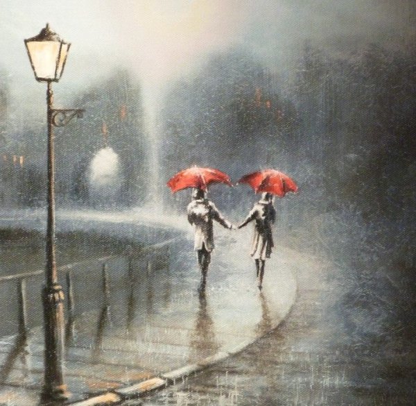 Дождливый день картина