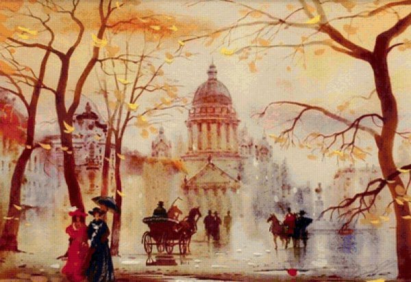 Акварели Сабира Гаджиева пейзажи Санкт-Петербурга