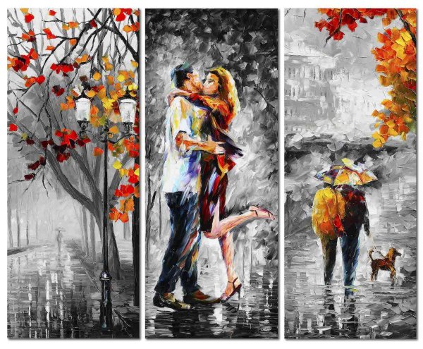 Триптих картин Леонида Афремова