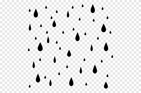 Капли силуэт