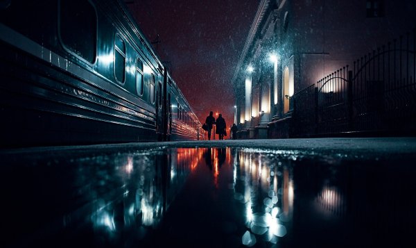 Ночной перрон