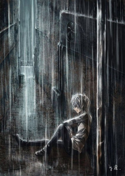 Аниме грусть одиночество