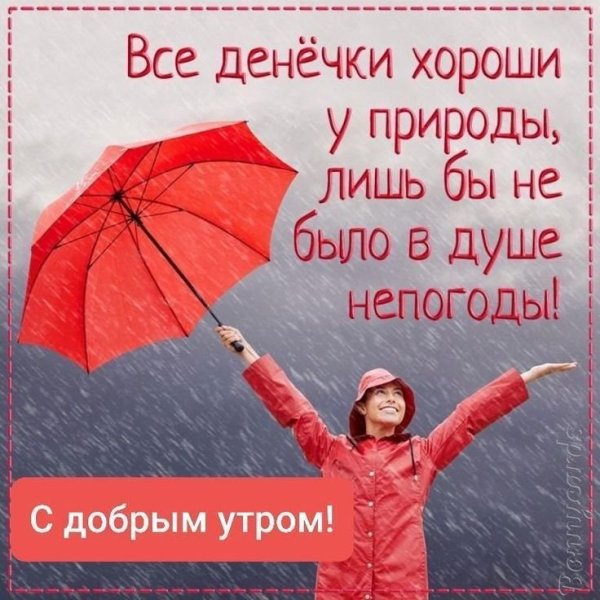 Отличного настроения в любую погоду