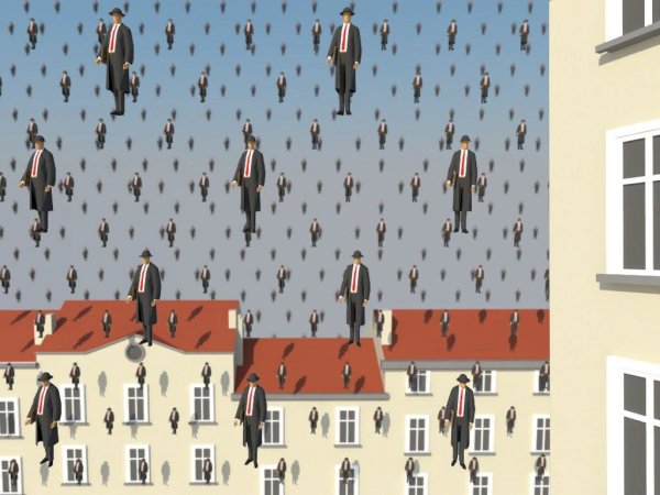 Рене Магритта Голконда