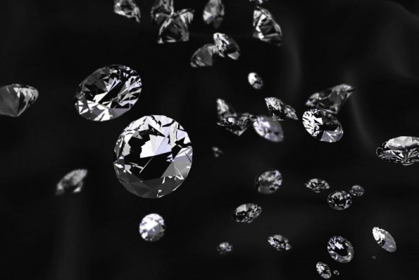 Черные бриллианты россыпь