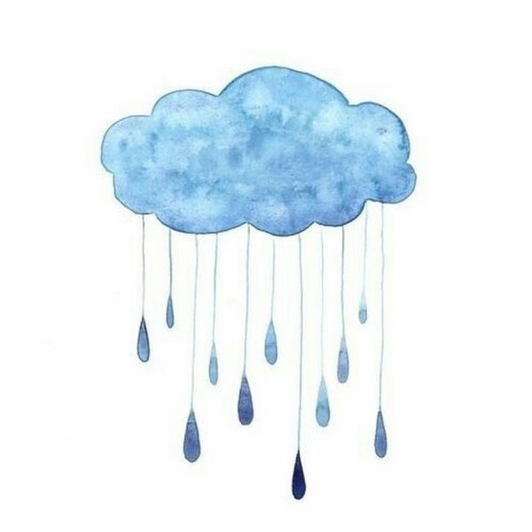 Тучка на прозрачном фоне