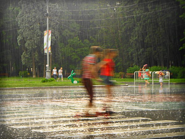 Экскурсия под дождем