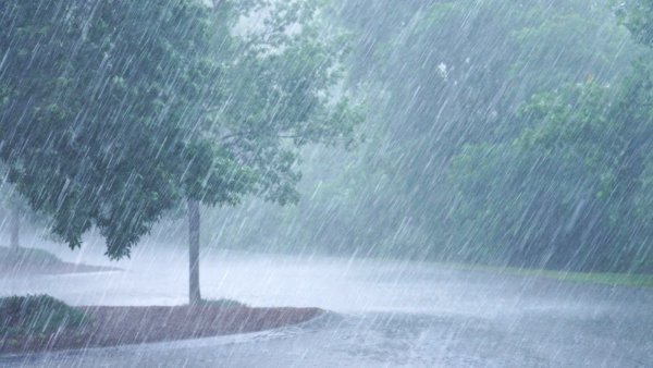 Очень сильный дождь