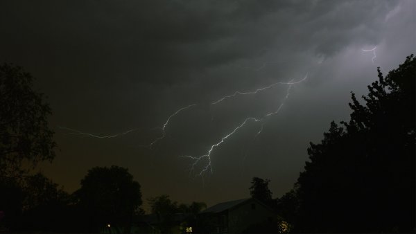 Гроза и дождь