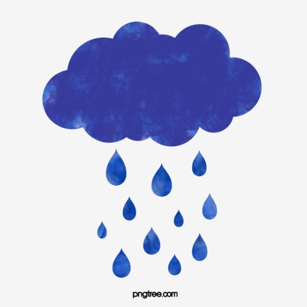 Тучка с дождиком