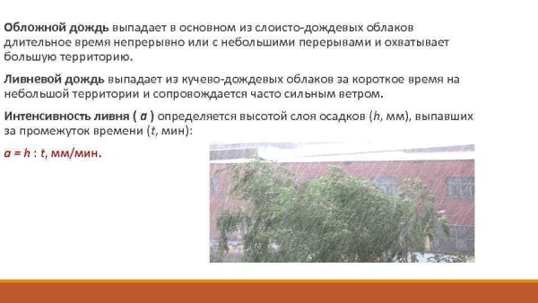 Обложной дождь