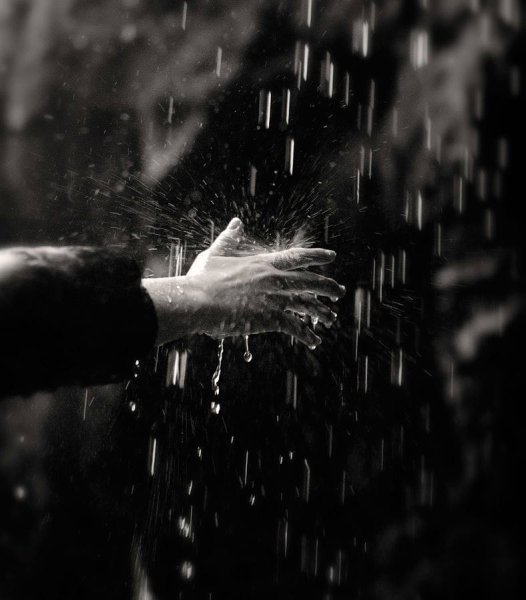 Дождь красиво