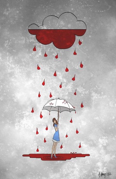 Дождь из сердец