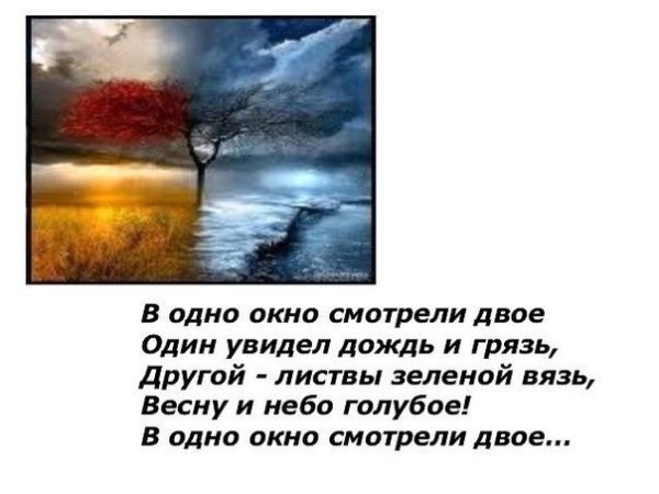 В окно смотрели двое