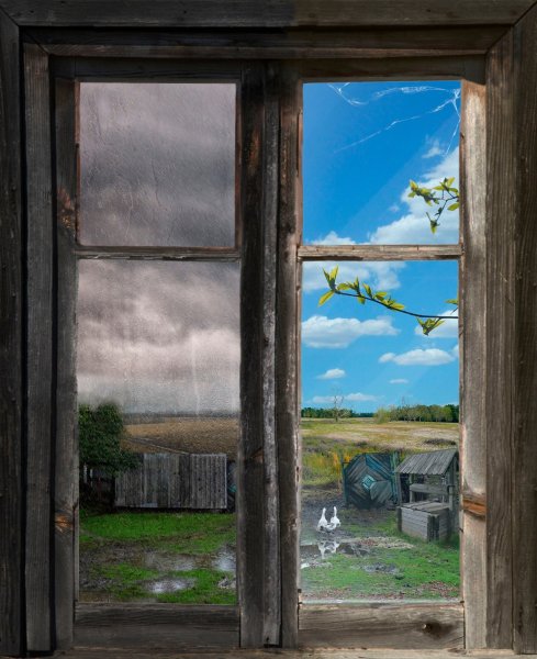 Гляжу в окошко