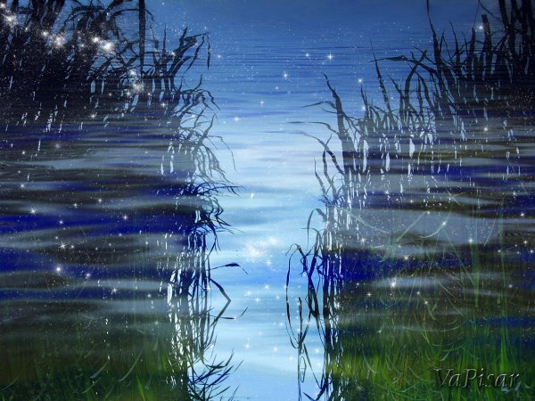 Зеркальная гладь воды