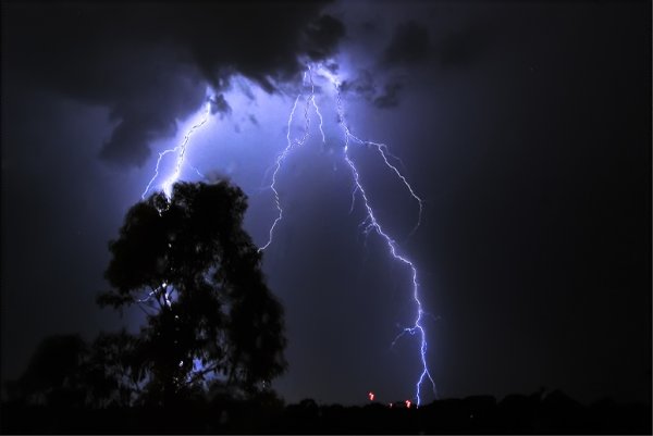 Дождь гроза молния