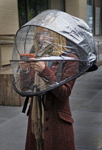 Зонт капюшон