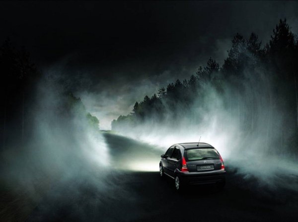 Машина в тумане