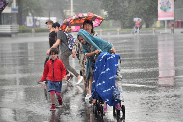 Ливень в Москве 27 июля 2020