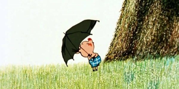 Винни пух кажется дождь собирается