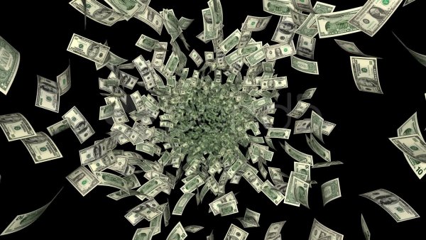 Деньги падают