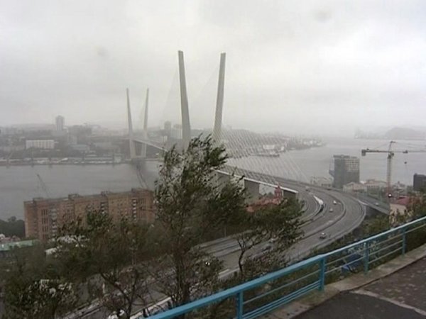 Тайфун во Владивостоке