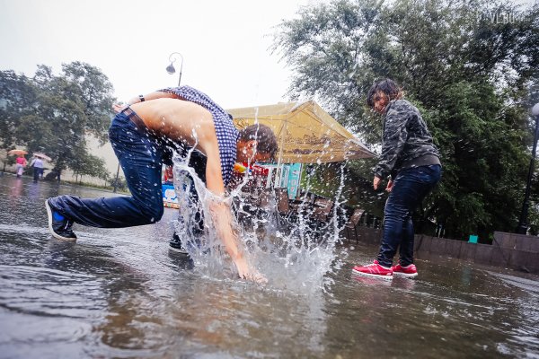 Картинка Владивосток под дождём