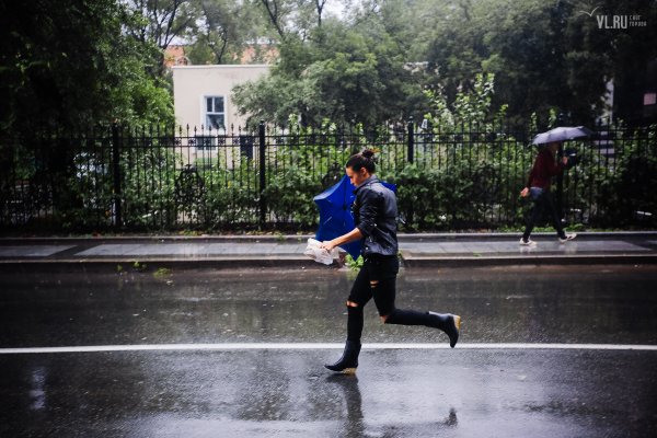 Дождливая осень во Владивостоке