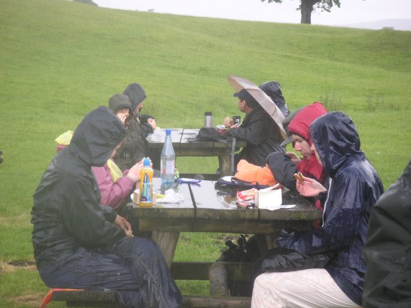 Пикник в дождь