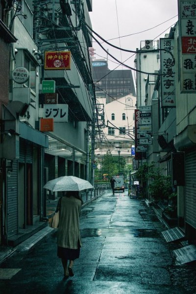 Дождливые улицы Японии